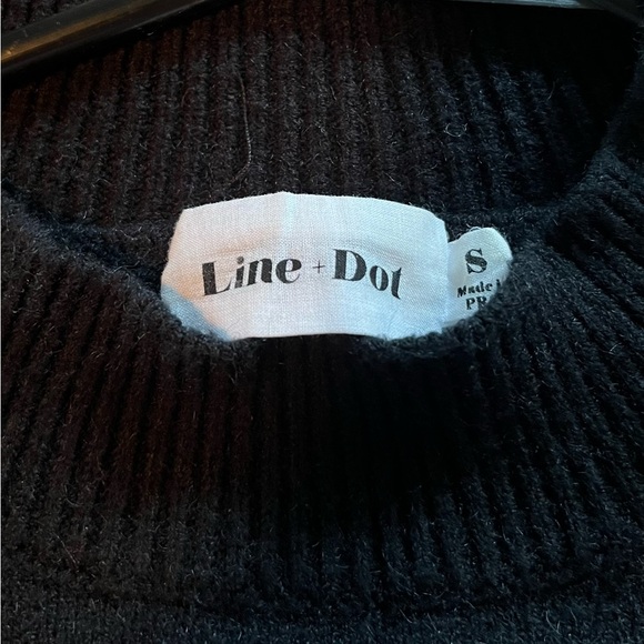 Anthropologie Line Dot ruffle sleeve sweater small - Picture 5 of 6